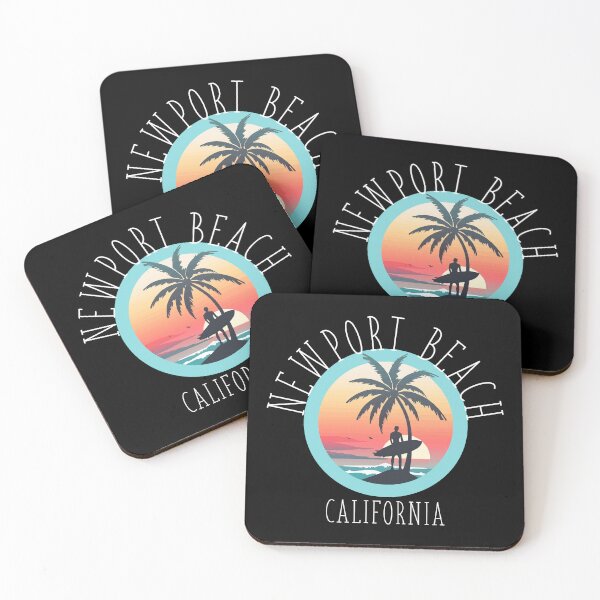 Item preview, Newport Beach - California (with White Lettering) designed and sold by VelvetRoom.