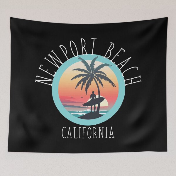 Item preview, Newport Beach - California (with White Lettering) designed and sold by VelvetRoom.