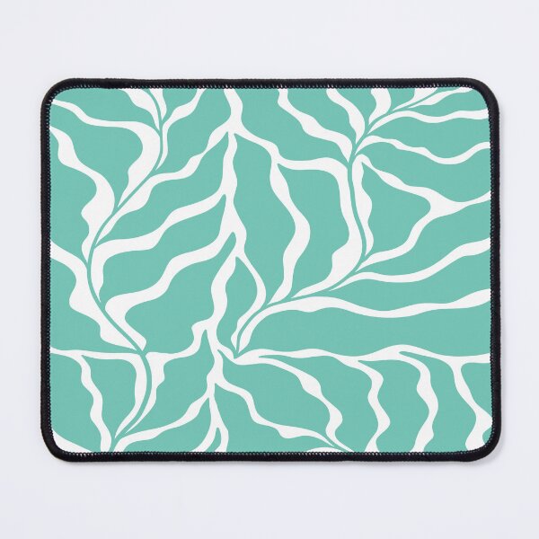 Artikelvorschau, cyan floral abstrakt elemente botanische komposition entworfen und verkauft von nyhhhh.