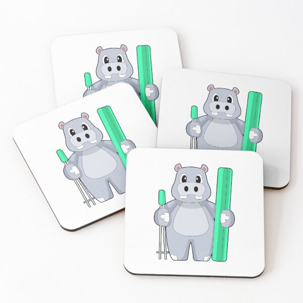 Item preview, Hippo Skier Ski Winter sports designed and sold by Snabdesign84.