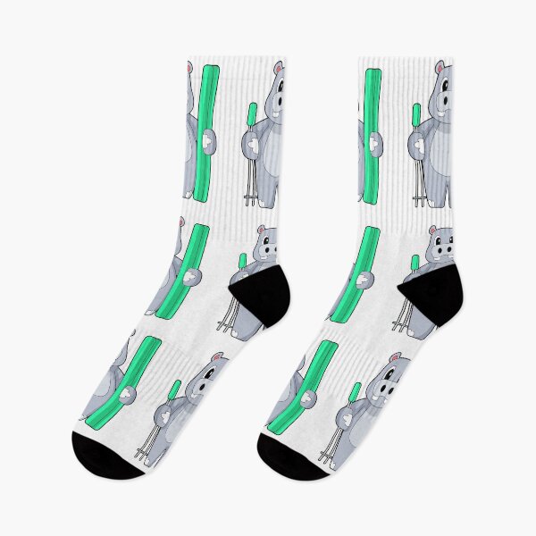Item preview, Hippo Skier Ski Winter sports designed and sold by Snabdesign84.