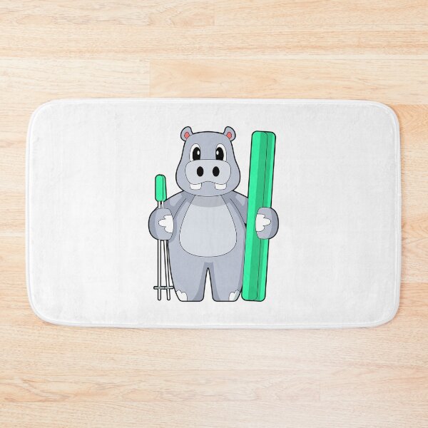 Item preview, Hippo Skier Ski Winter sports designed and sold by Snabdesign84.