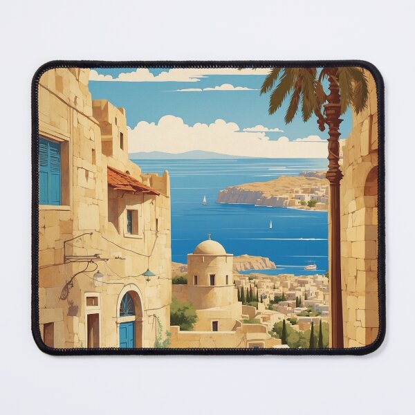 Item preview, Rhodes Greece Vintage Travel Tourism designed and sold by TravelersGems.