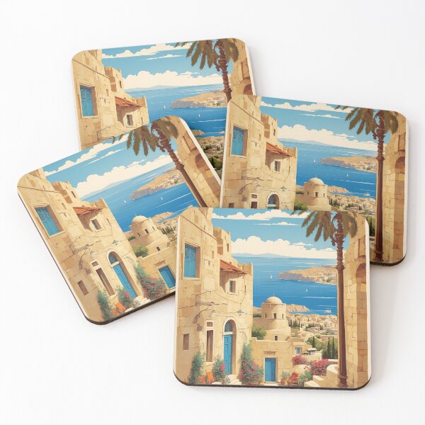 Item preview, Rhodes Greece Vintage Travel Tourism  designed and sold by TravelersGems.