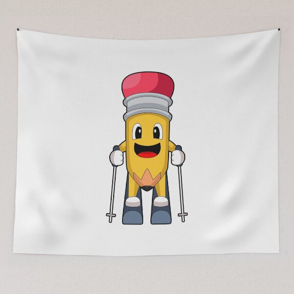 Item preview, Pencil Skier Ski Winter sports designed and sold by Snabdesign84.