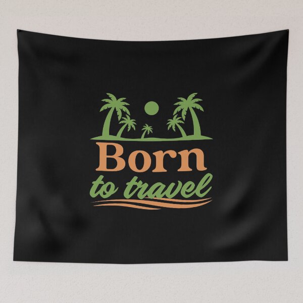Item preview, Born To Travel designed and sold by Harmonick-Tees.