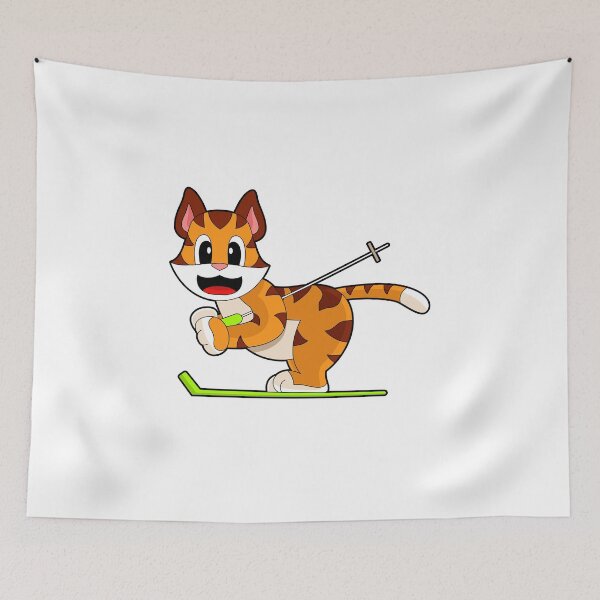 Item preview, Tiger Skier Ski Winter sports designed and sold by Snabdesign84.