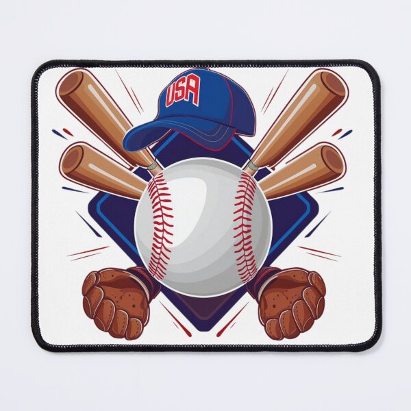 Item preview, USA Baseball Dream Team: Classic Design with Bats, Mitts, and Cap designed and sold by BoughtTheTShirt.