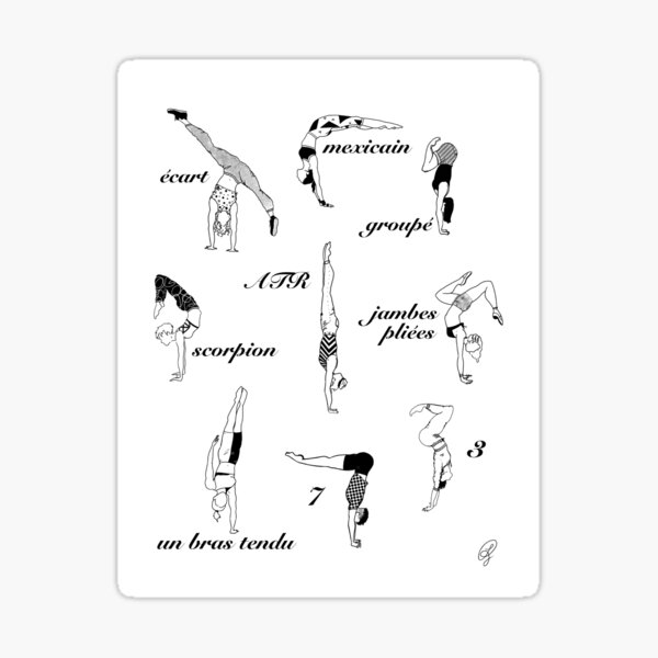 Item preview, Handstand Poster (French) designed and sold by rlynnj.