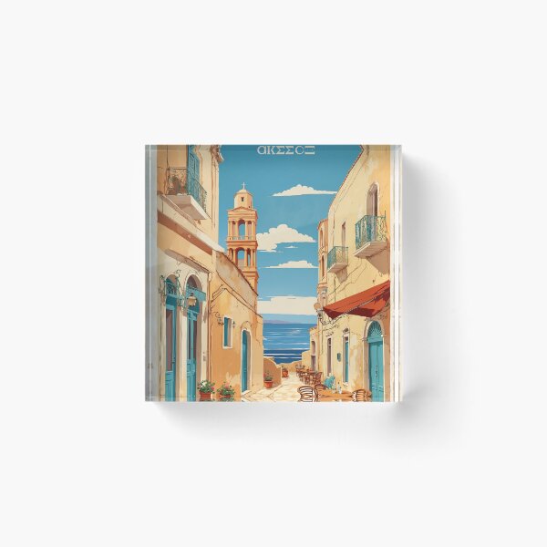 Item preview, Rethymno Greece Vintage Travel Tourism  designed and sold by TravelersGems.