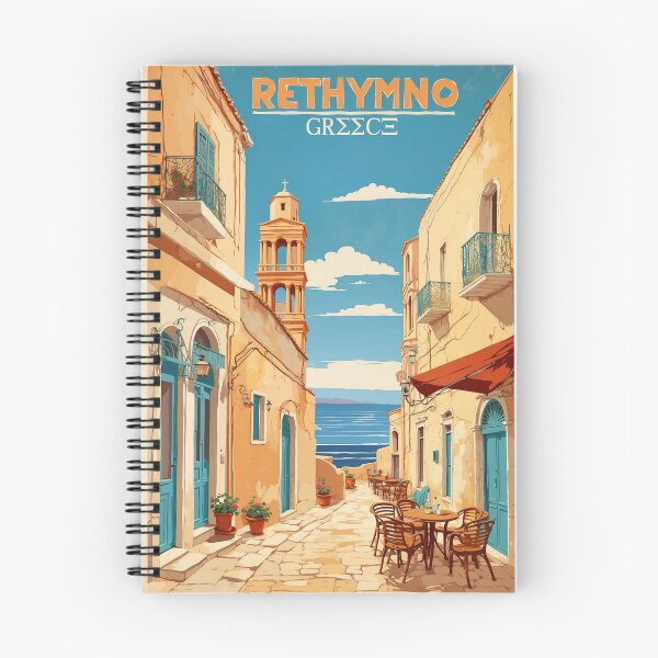 Item preview, Rethymno Greece Vintage Travel Tourism  designed and sold by TravelersGems.
