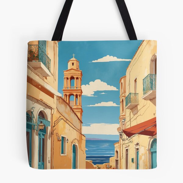 Item preview, Rethymno Greece Vintage Travel Tourism  designed and sold by TravelersGems.