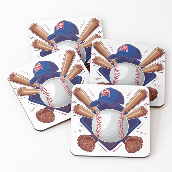 Item preview, USA Baseball Dream Team: Classic Design with Bats, Mitts, and Cap designed and sold by BoughtTheTShirt.