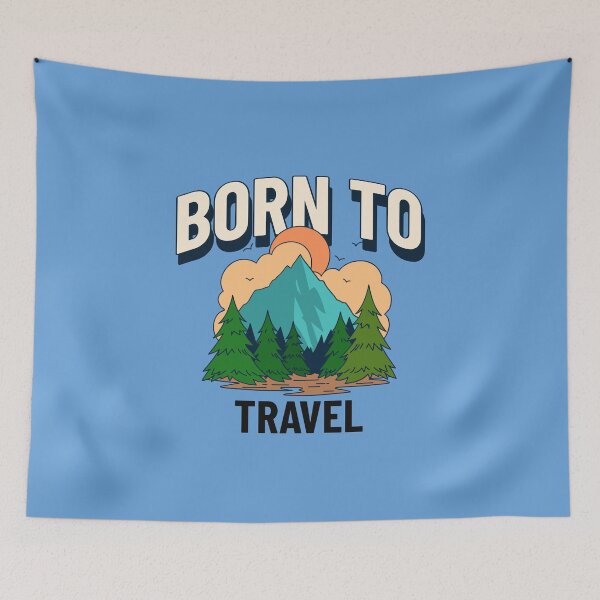Item preview, Born To Travel designed and sold by Harmonick-Tees.
