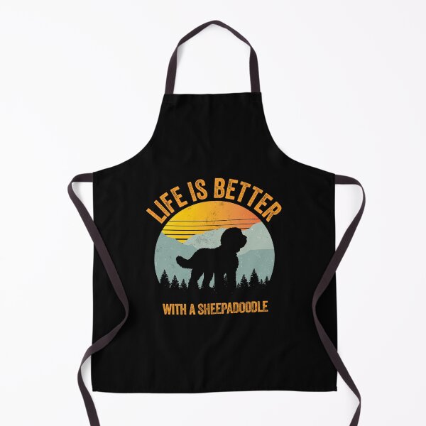 Item preview, Life Is Better With A Sheepadoodle Vintage Summer Dog Gift designed and sold by Guarddogdrive.
