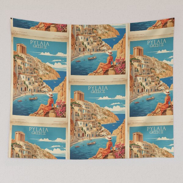 Item preview, Pylaia Greece Vintage Travel Tourism  designed and sold by TravelersGems.