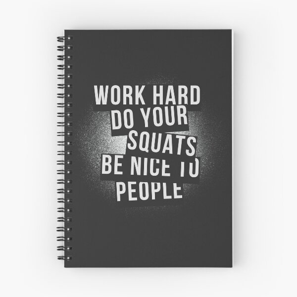Item preview, Work Hard, do your squats designed and sold by WonkeyCreations.