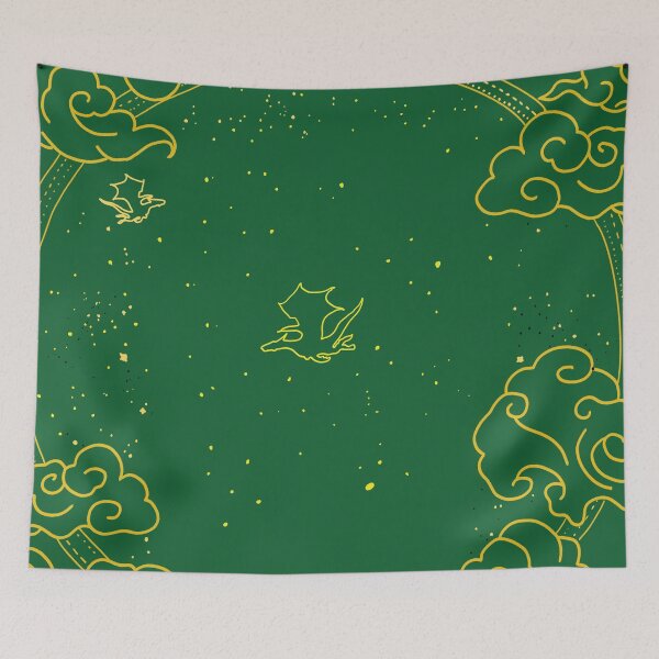 Item preview, Fourth Wing Green Illustrated designed and sold by TheFantazyForge.