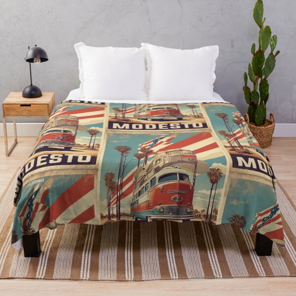 Item preview, Modesto California USA Vintage Travel Tourism  designed and sold by TravelersGems.