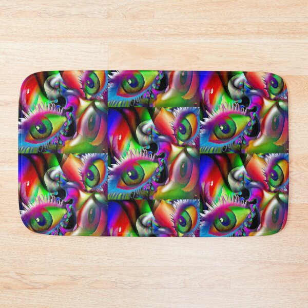 Item preview, Abstract Rainbow Eye Art designed and sold by artist101.