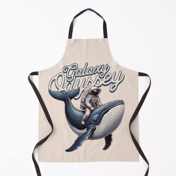 Item preview, Vintage Astronaut Riding A Whale In Space Gift designed and sold by InkyGenies.