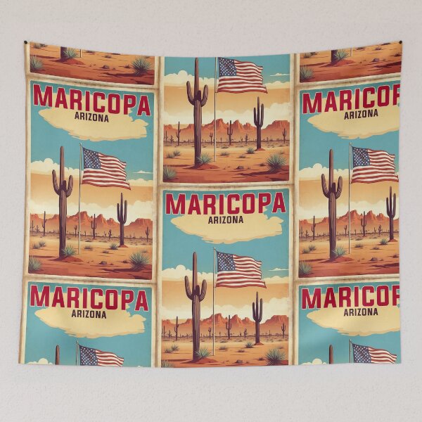 Item preview, Maricopa Arizona USA Vintage Travel Tourism  designed and sold by TravelersGems.