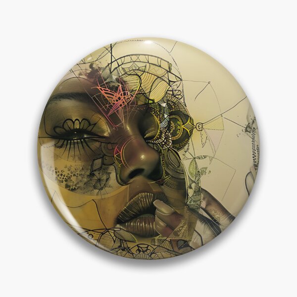 Item preview,  Women's Portrait  Abstract  Art designed and sold by Obsidian Ink by Wilshire.