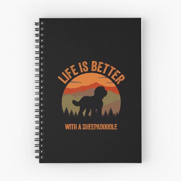 Item preview, Life Is Better With A Sheepadoodle Vintage Country Gift  designed and sold by Guarddogdrive.