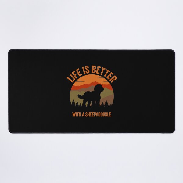 Item preview, Life Is Better With A Sheepadoodle Vintage Country Gift  designed and sold by Guarddogdrive.