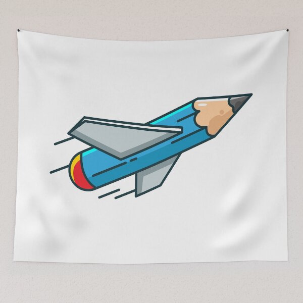 Item preview, roket pencil cute designed and sold by iriggott24.