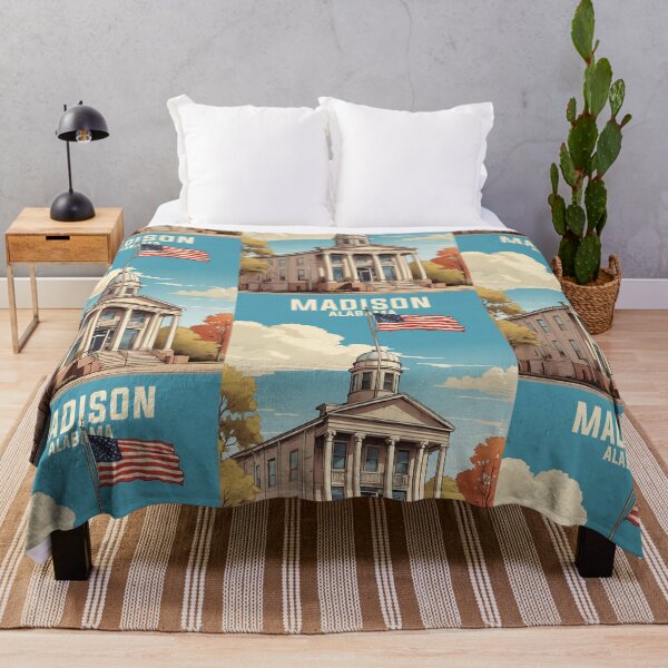 Item preview, Madison Alabama USA Vintage Travel Tourism  designed and sold by TravelersGems.