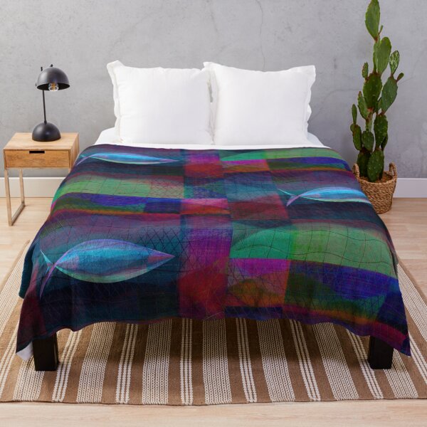 Item preview, Colorful Fish VI designed and sold by MAMA LXXVIII: Art by Marsailhe Milward.