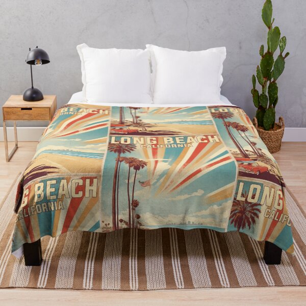 Item preview, Long Beach California USA Vintage Travel Tourism designed and sold by TravelersGems.