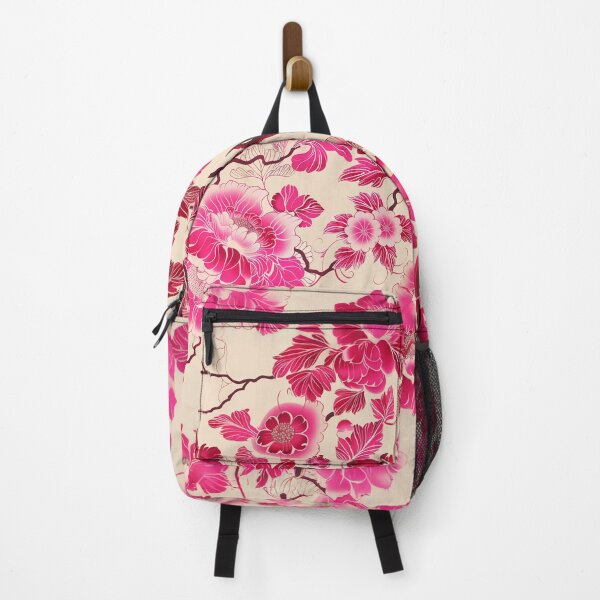 Item preview, Japanese Flower kimono print designed and sold by Meeheemaha.