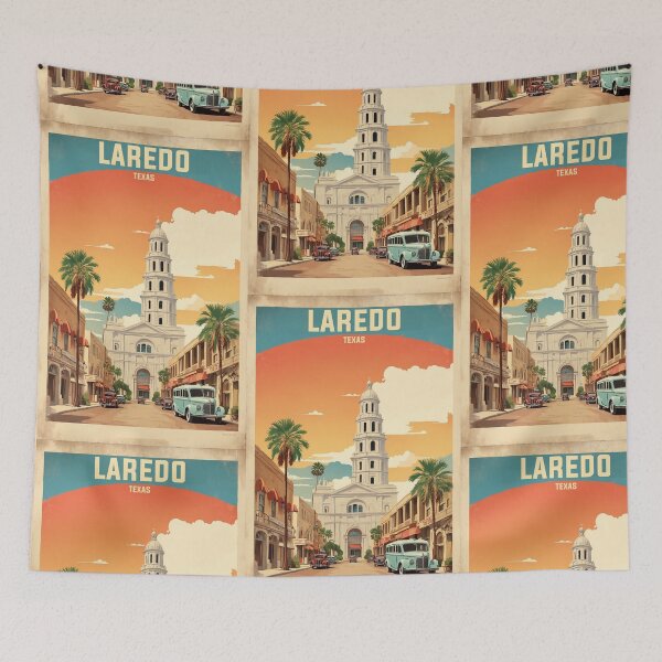 Item preview, Laredo Texas USA Vintage Travel Tourism  designed and sold by TravelersGems.