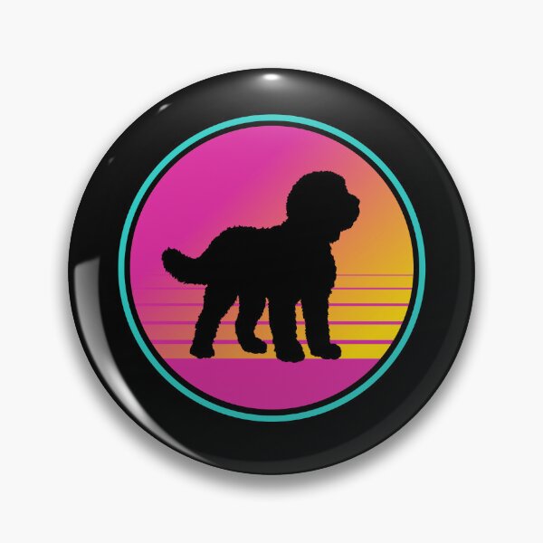 Item preview, Retro Summer Beach 80s Sheepadoodle Dog Gift  designed and sold by Guarddogdrive.