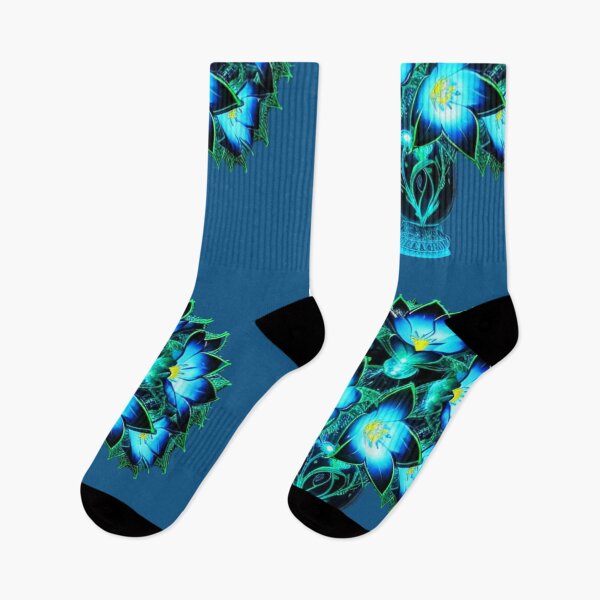 Item preview, Transparent bioluminescent fractal flowers designed and sold by redask2me.