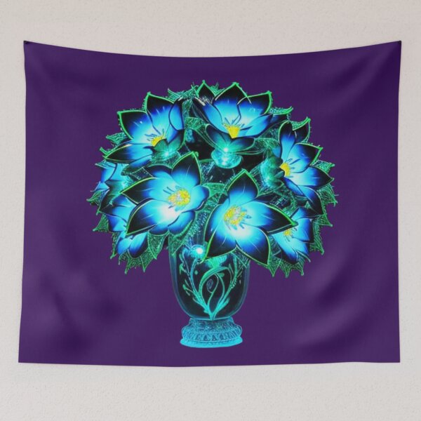 Item preview, Transparent bioluminescent fractal flowers designed and sold by redask2me.