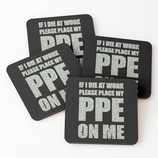 Item preview,  If I Die At Work Funny Ppe Vintage designed and sold by FYS-Arte-Style.