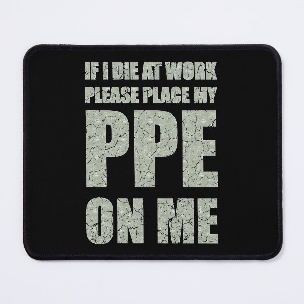 Item preview, If I Die At Work Funny Ppe Vintage designed and sold by FYS-Arte-Style.