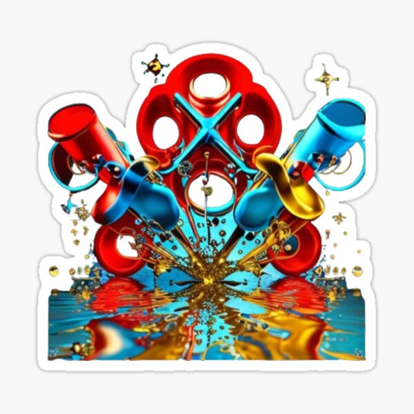 Color explosion - your life is as colorful as you dare to imagine it Sticker