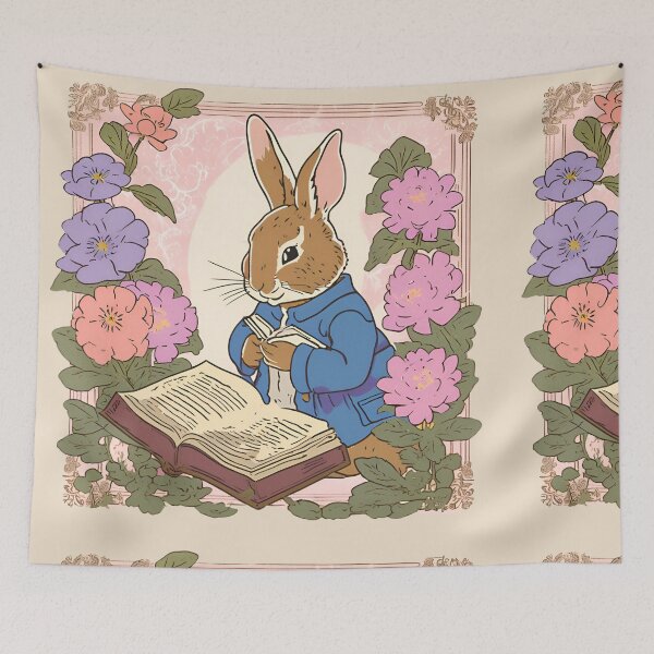 Item preview, Flemish Giant Rabbit Bunny Loves Reading Book Nerd Mom designed and sold by wigobun.