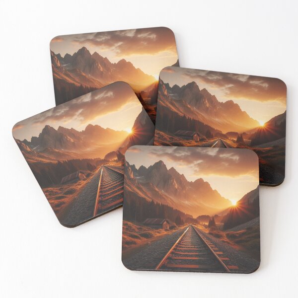 Item preview, Tracks West Railroad To Sunset designed and sold by CL JOHNSON.