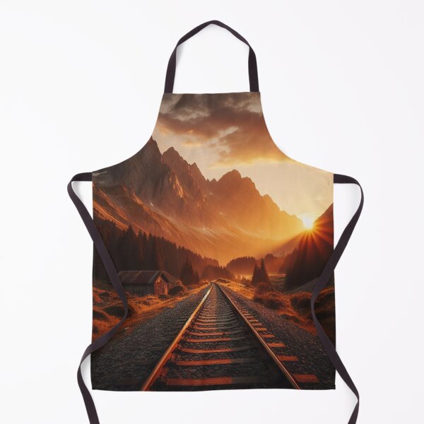 Item preview, Tracks West Railroad To Sunset designed and sold by CL JOHNSON.