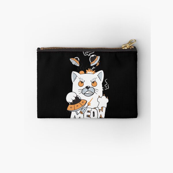 Item preview, Cat attacked ufo doodle designed and sold by Faissal Thomass.