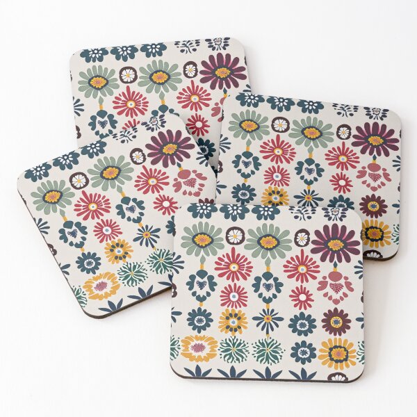 Item preview, Scandinavian Flower Pattern designed and sold by MagentaLivery.