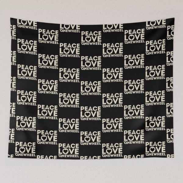 Item preview, peace love onewheel  designed and sold by nubiguru.