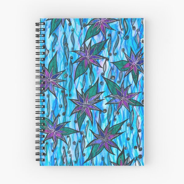 Item preview, Flowers and Spirals in a River designed and sold by artofkathleen.