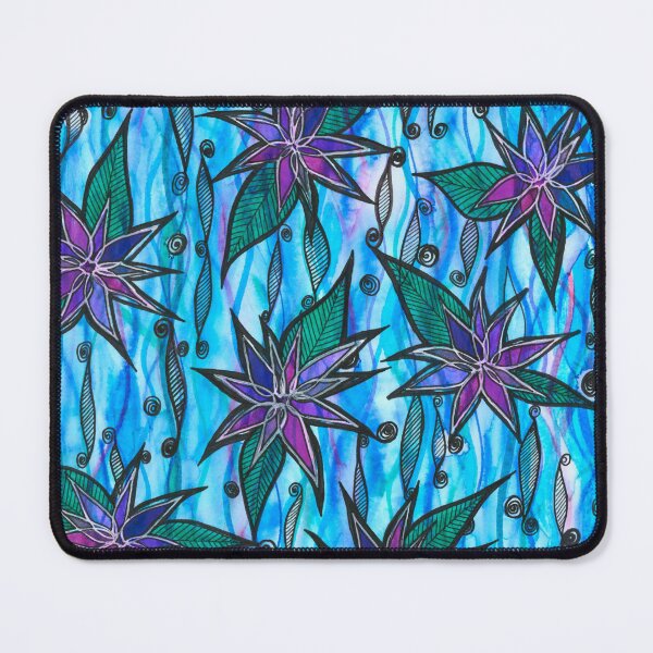 Item preview, Flowers and Spirals in a River designed and sold by artofkathleen.