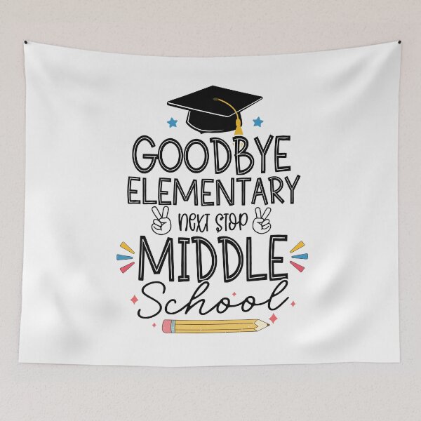 Item preview, Good Bye Elementary Next Stop Middle School Fifth Grade Graduation (Last Day Of School Gift) designed and sold by i-longmanshop.